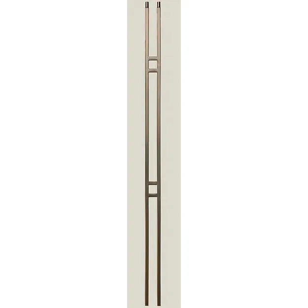 M436 2673 | Skinny Square Panel Iron Baluster 1/2"