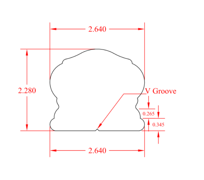 C-6310 | Georgian Wood Handrail | Rail