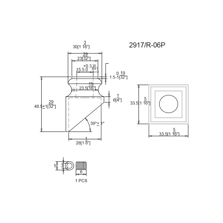 R-06P 2917 | Rake Collar