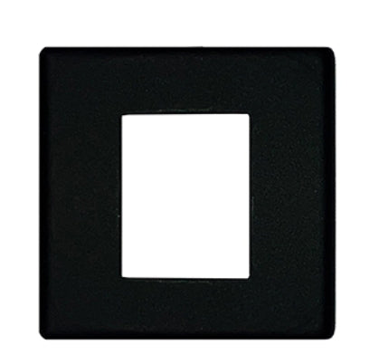 SH908 | 1/2" Angled Iron Baluster shoe | Low Profile | Satin Black