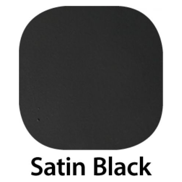 Steel Tube Balusters | 1/2" Square Series With Dowel Top | Double Basket | Satin Black