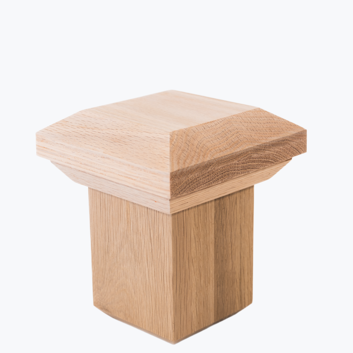 C350 - Box Newel Cap - "C" Style Beveled Top - Fits 3 1/2" Post