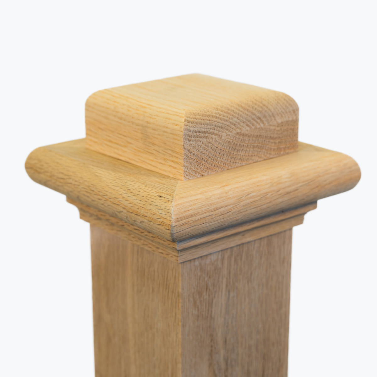 A350 - Box Newel Cap - "A" Style Flat Top - Fits 3 1/2" Post