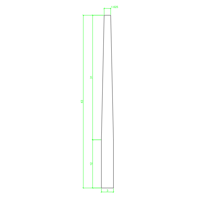 C-4071 | Craftsman Stabilizing Newel Post with Dowel