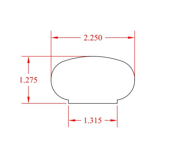 C-6042 | Handrail Oval | Rail