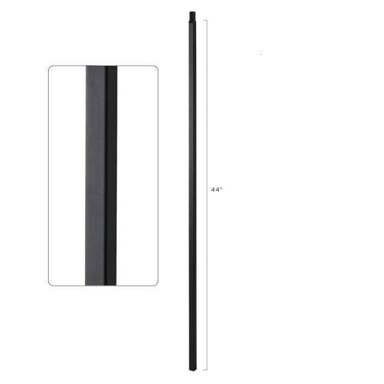 Steel Tube Balusters | 3/4" Square Series | Plain