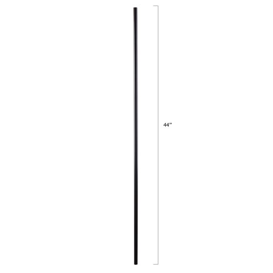 5/8" Round Tube Balusters | Stainless Steel Series | Plain | Graphite Black