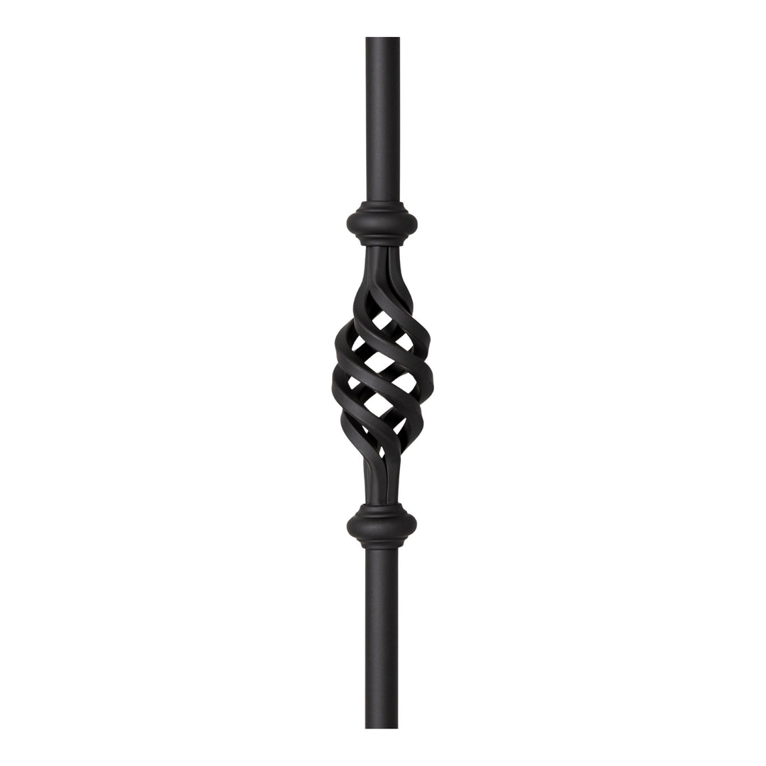 2GR11 | Iron Baluster | Round | Single Basket | 5/8"