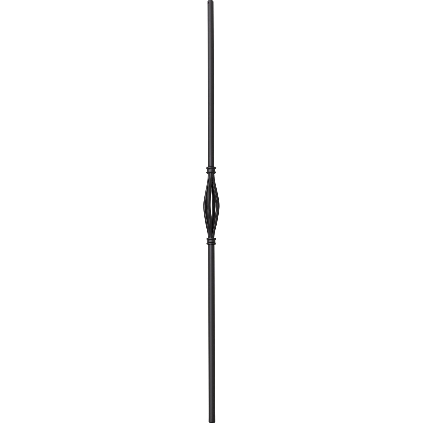 Iron Baluster | Slimline Basket | Round | 5/8" x 44"