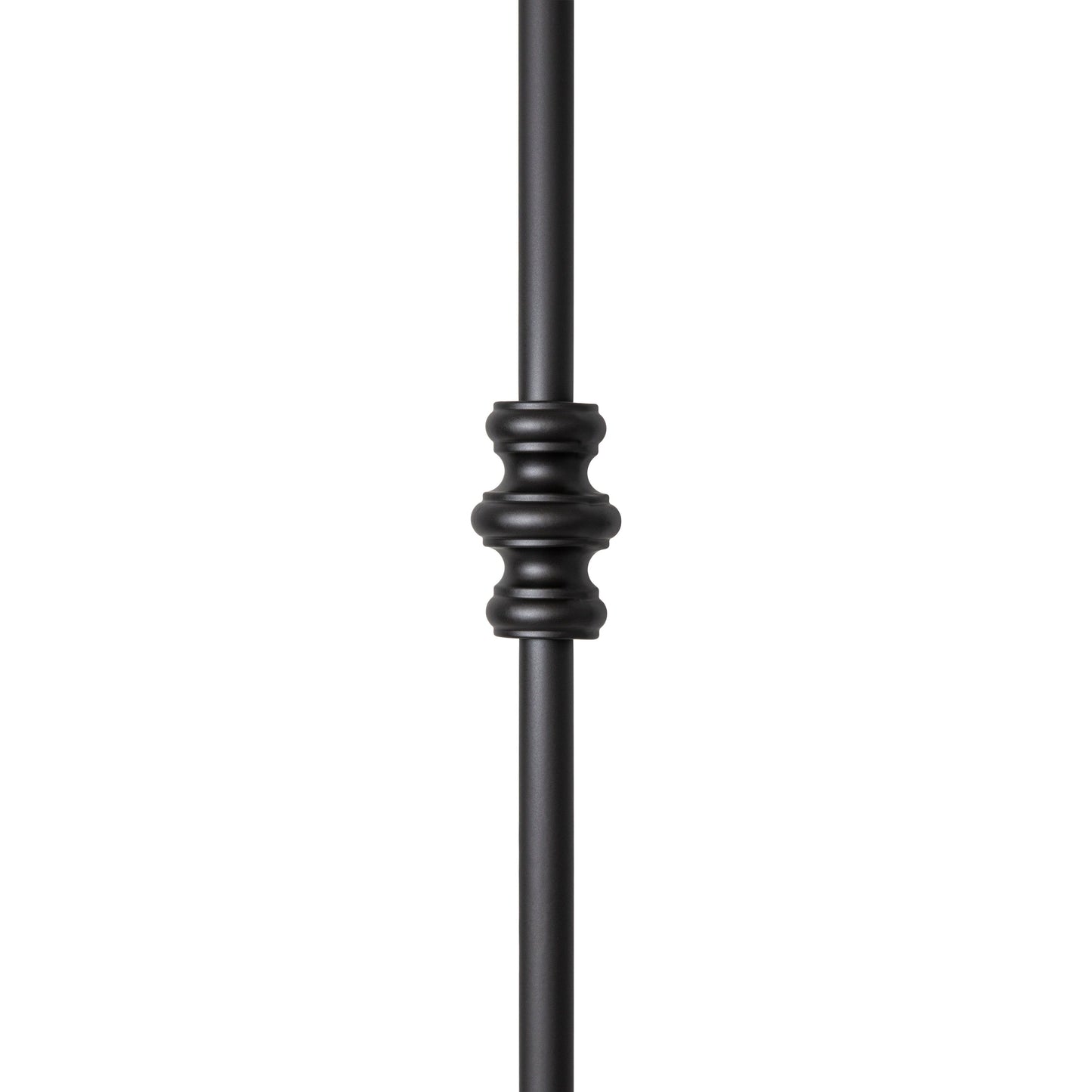 Iron Baluster | Double Knuckle | Round | Satin Black | 5/8" x 44"