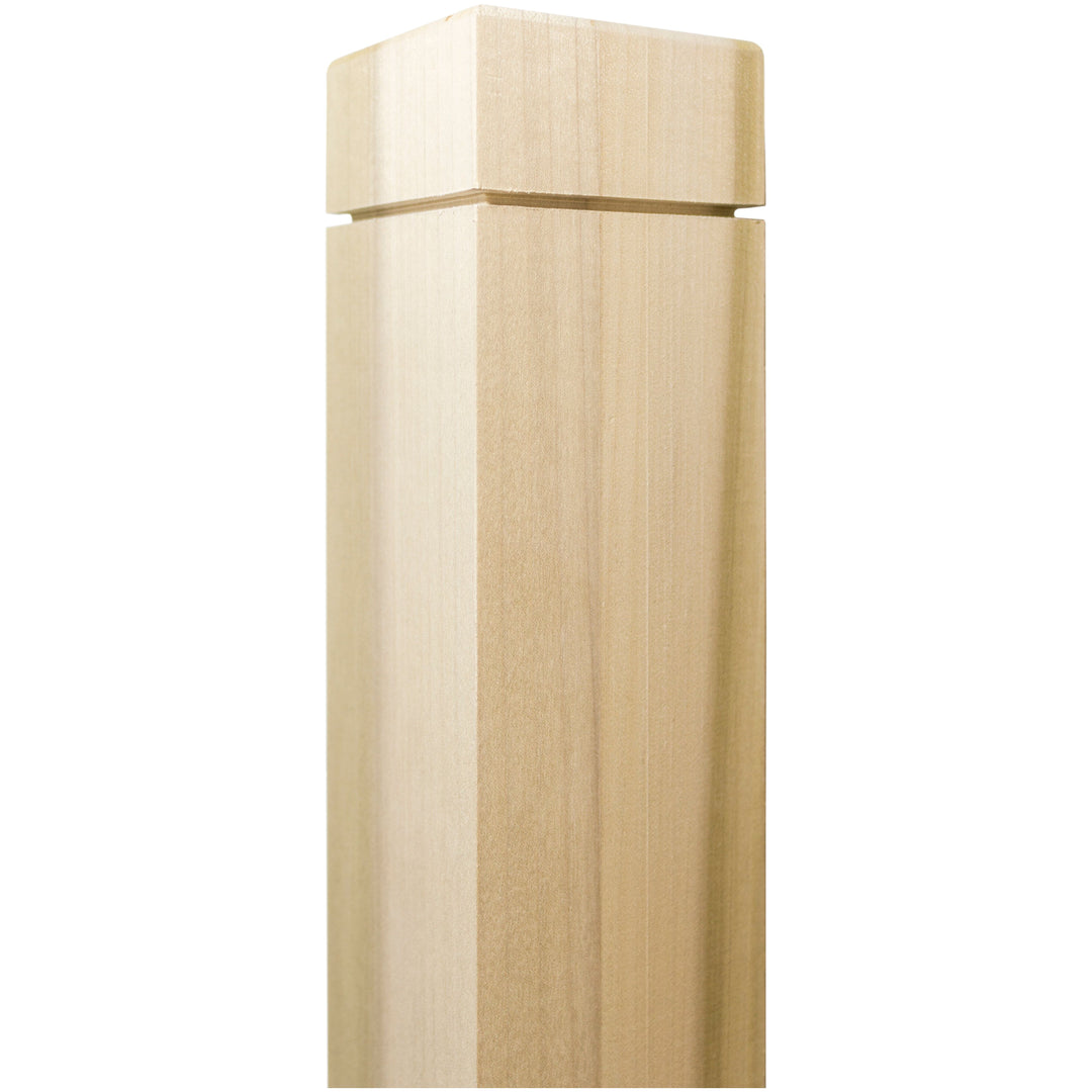 Notched Newel Wood Post | 48" x 3.5" | 350N