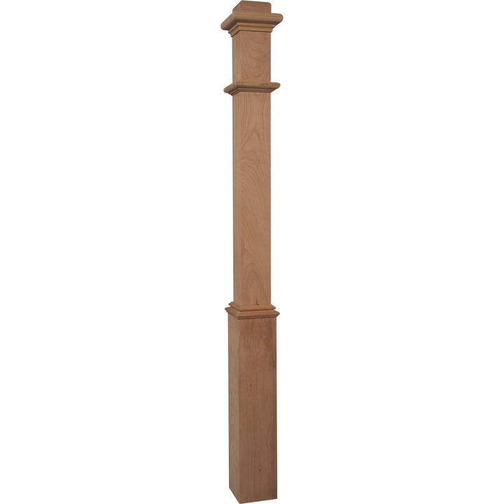 961 | Box Newel | Plain Style With Pedestal | 56" x 4 1/2"
