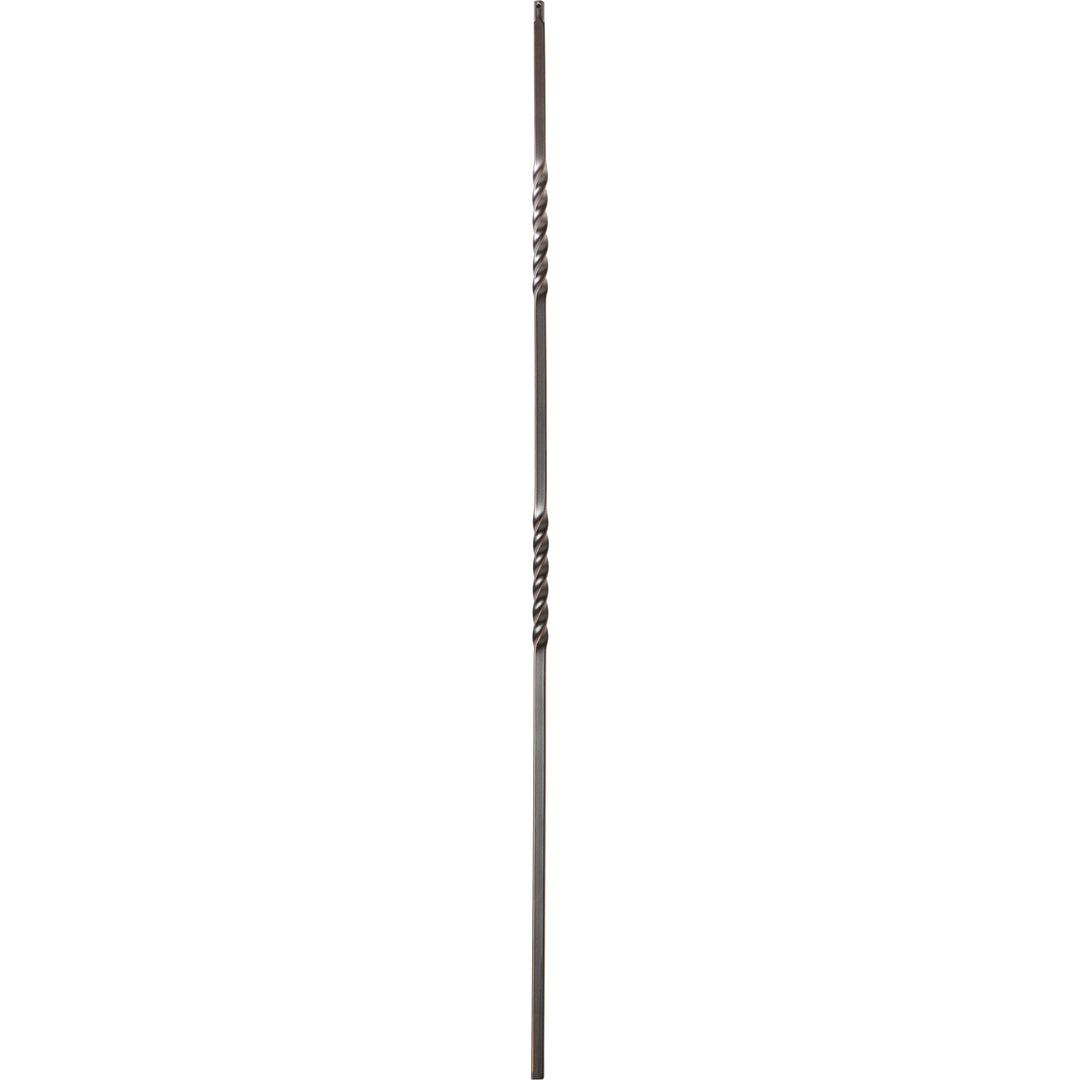 T03 | Iron Baluster | Double Twist | 1/2" x 44"
