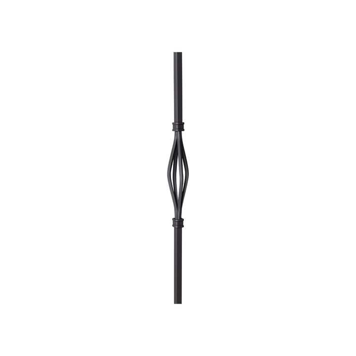 2GR18 | Iron Baluster | Round | Slimline Basket | 5/8"