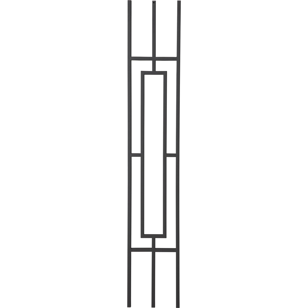 T813 | Iron Baluster | Craftsman Rectangular Panel | 1/2" x 44"