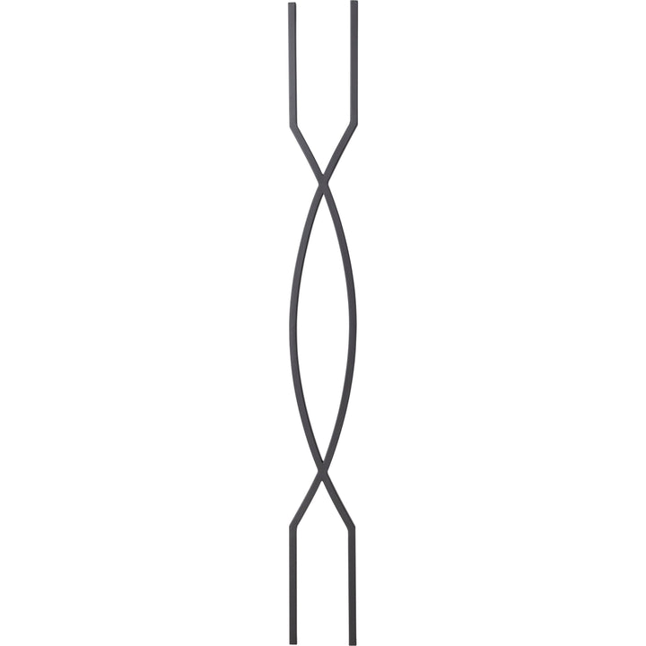T85 | Iron Baluster | Double Helix | 1/2" x 44"
