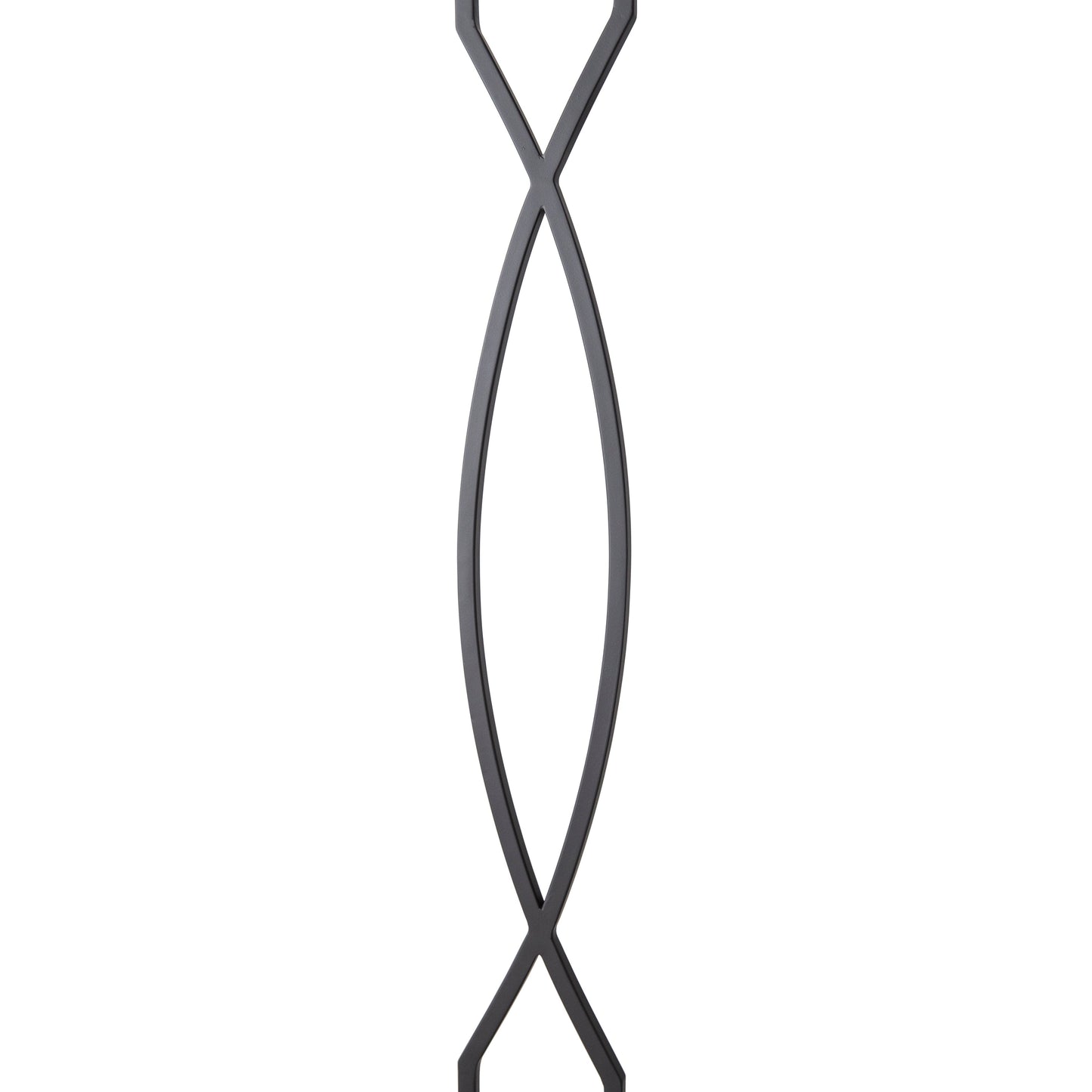 T85 - Iron Baluster - Double Helix - 1/2" x 44"