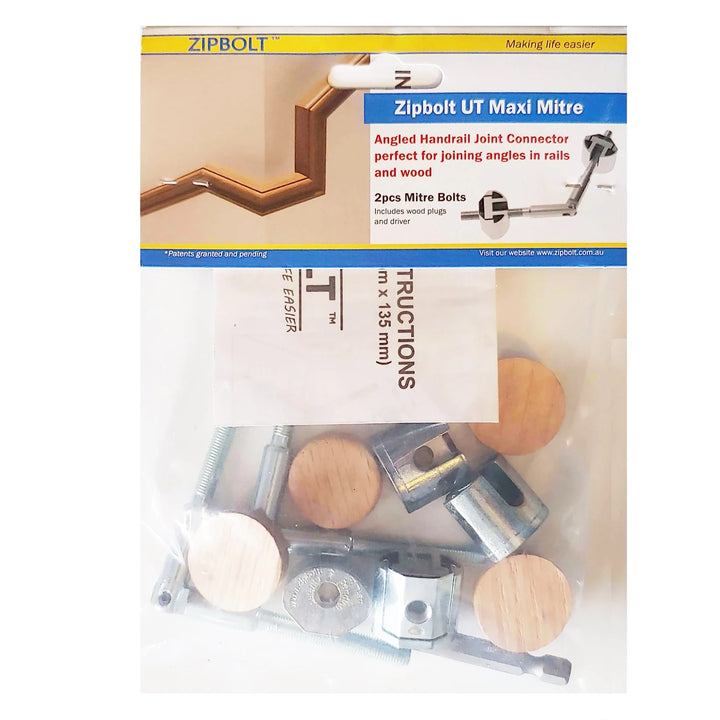 Maxi Mitre Connector - 11.610 Connects Mitered Staircase Handrail Sections