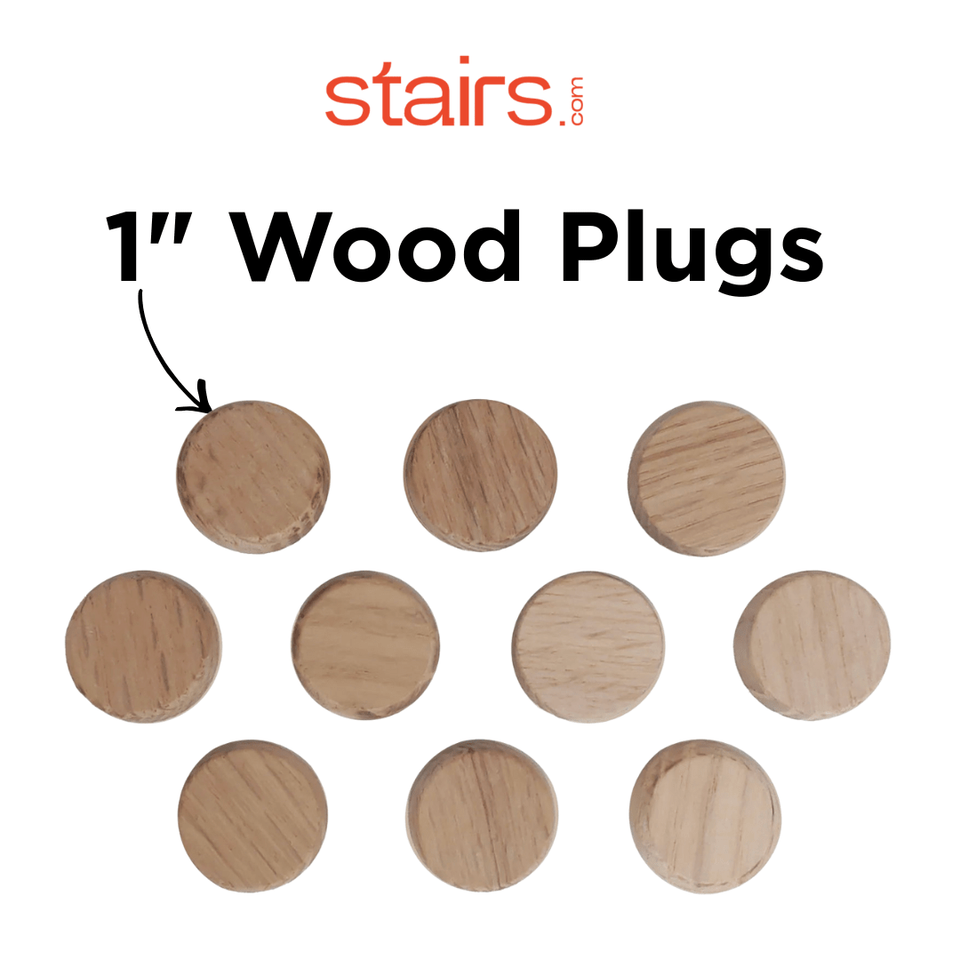 1" Tapered Wood Plugs - All Things Stairs