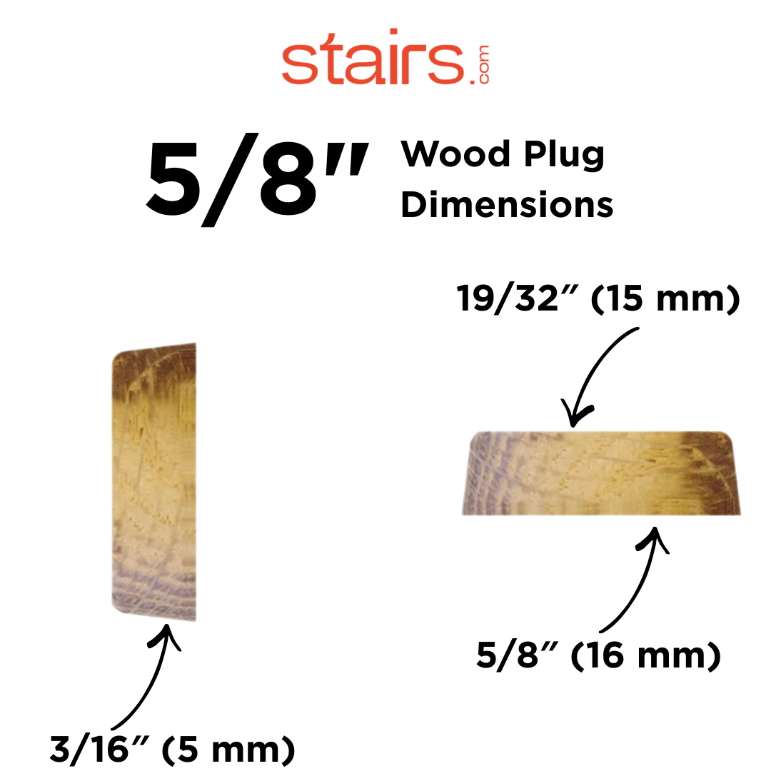 5/8" Tapered Wood Plugs