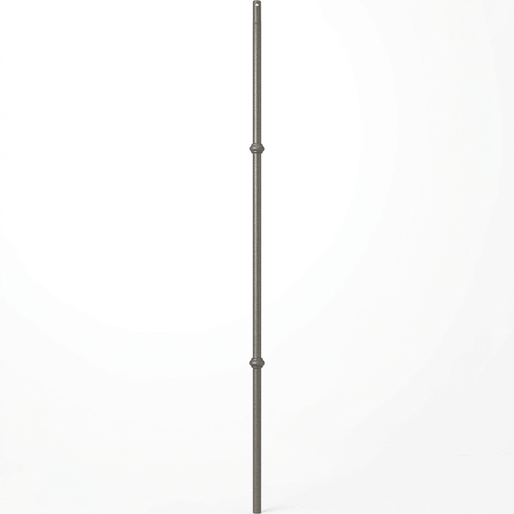 2GR20 | Iron Baluster | Round | Double Collar | 5/8" - All Things Stairs