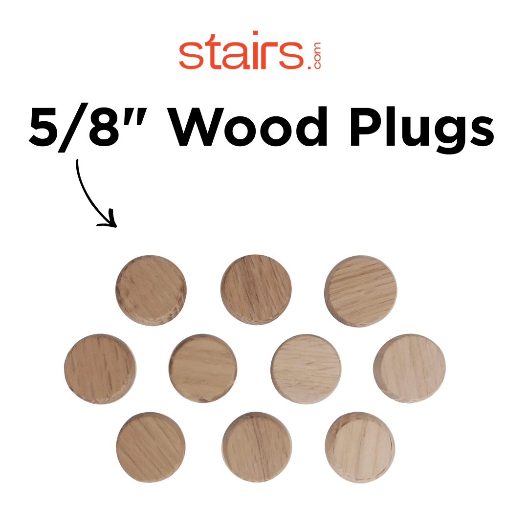 5/8" Tapered Wood Plugs - All Things Stairs