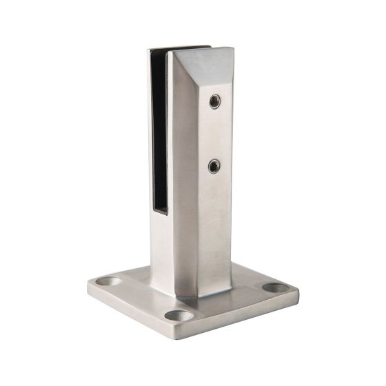 Square | Surface Mount Glass Spigot | Alloy 2205