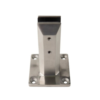 Square | Surface Mount Glass Spigot | Alloy 2205