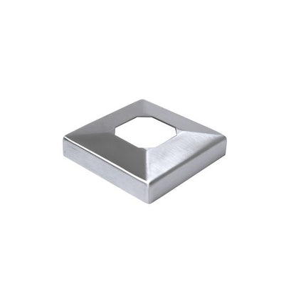 Square | Cover Flange for Square | Surface Mount Adjustable Glass Clamp