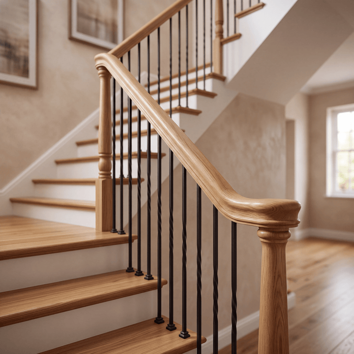 6210 | Wood Handrail 2 1/4" | 4ft-16ft - All Things Stairs