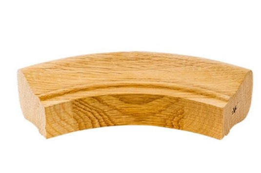 7013 | 60º Over easing | 6010 profile | White Oak - All Things Stairs