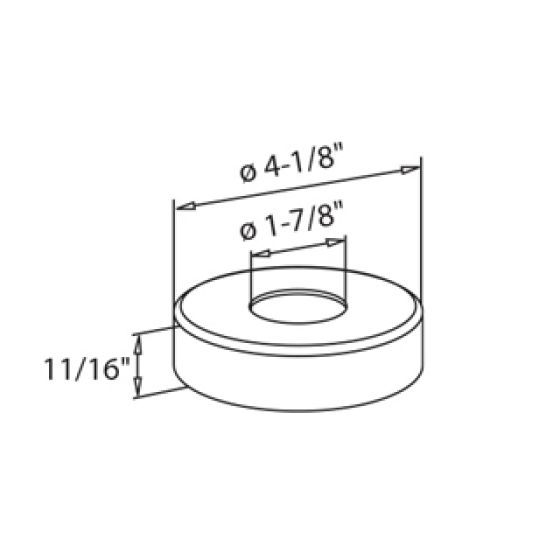 Easy Glass | Fascia Mount | Adjustable Standoff | Round