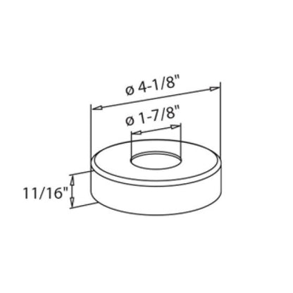 Easy Glass | Fascia Mount | Adjustable Standoff | Round