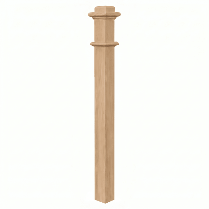 963 | Box Newel | Plain Style | 56" x 3 1/2" - All Things Stairs