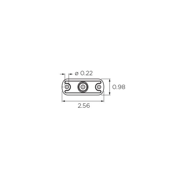 1-1/2" Dia. | Round Saddle | Fixed | Adjustable Height | Square | Glass Mount Bracket | Alloy 304