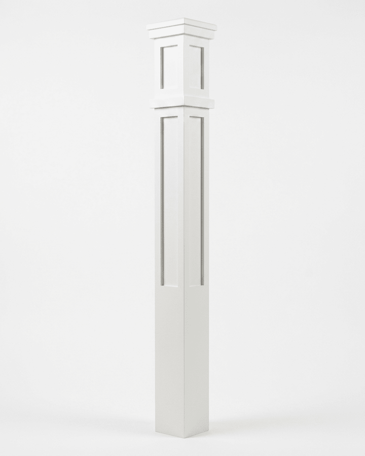 C-4092 | Craftsman Solid Box Newel - All Things Stairs