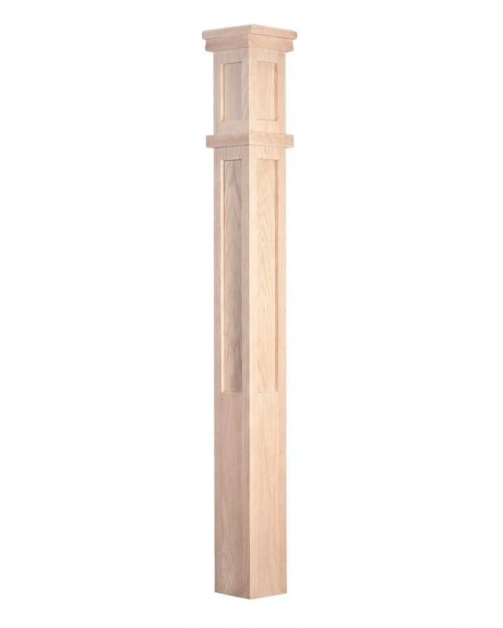 C-4092 | Craftsman Solid Box Newel - All Things Stairs