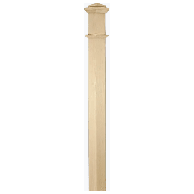 C - 4290 | Landing Box Newel - All Things Stairs