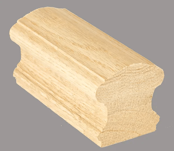 C - 6110S | Bristol Series Solid Cap Handrail | Rail - All Things Stairs