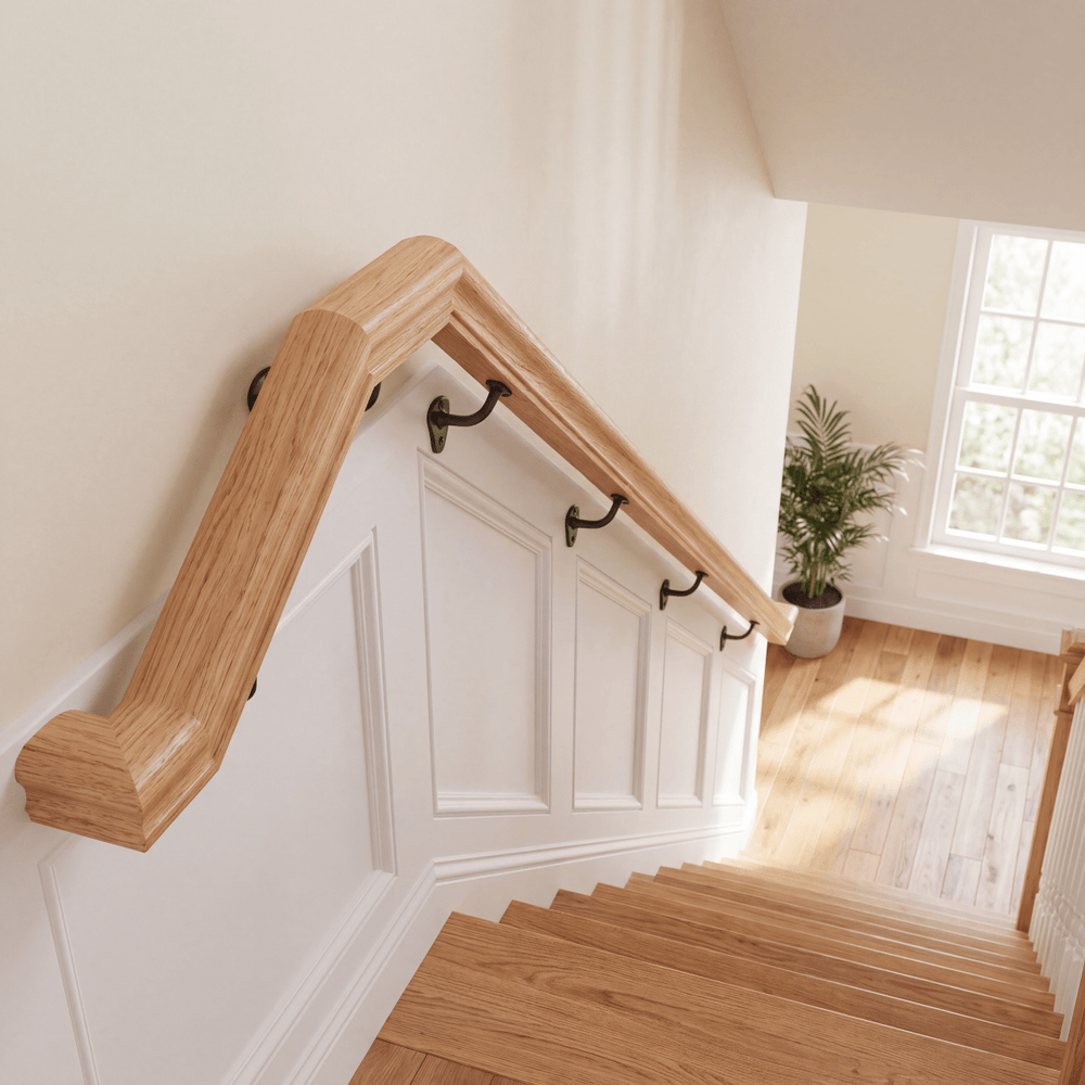 C-6310P-S | 1 3/4" Plowed Handrail with Fillet | Rail - All Things Stairs
