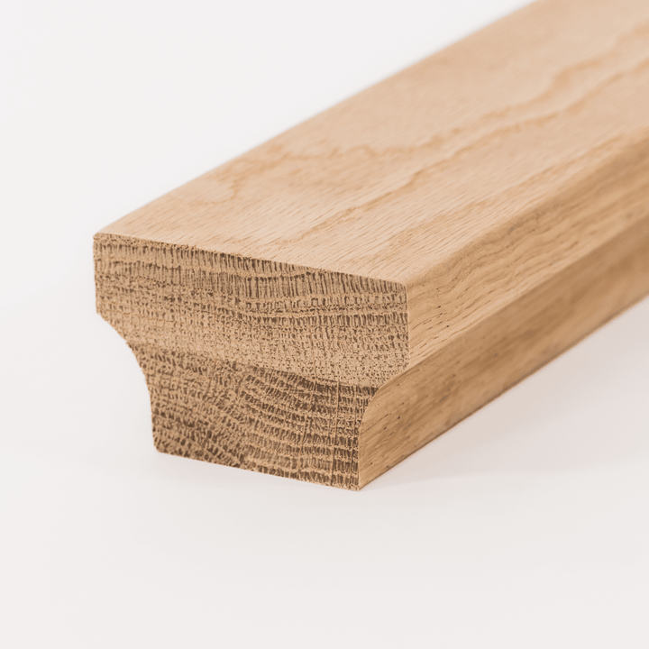 C - 6840 | Craftsman "T" Handrail | Fingerjoint - All Things Stairs