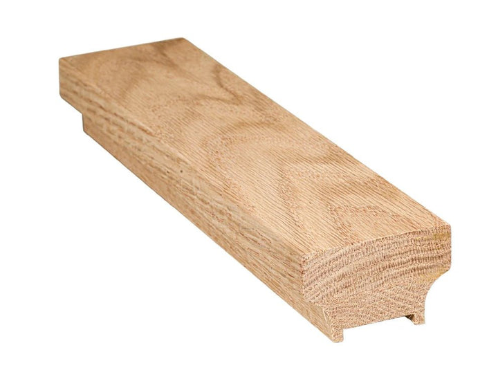 C-6840-PS | Craftsman "T" Rail | Solid Cap | Plowed 1-1/4" with Fillet - All Things Stairs