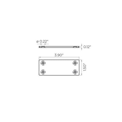 Bezdan Cable Adjustable| Top Mount Bracket for Bezdan Fascia Mount Cable Post