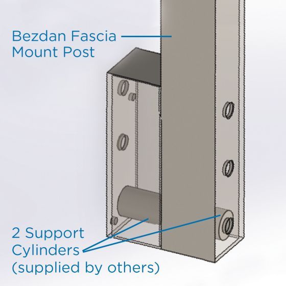 Bezdan Cable Block for Bezdan Fascia Mount Post