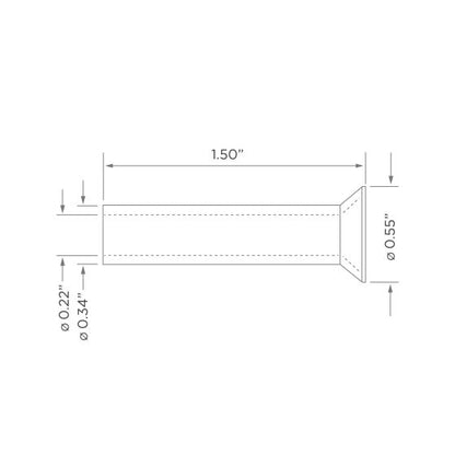 Bezdan Cable Post Protector Sleeve | Alloy 316