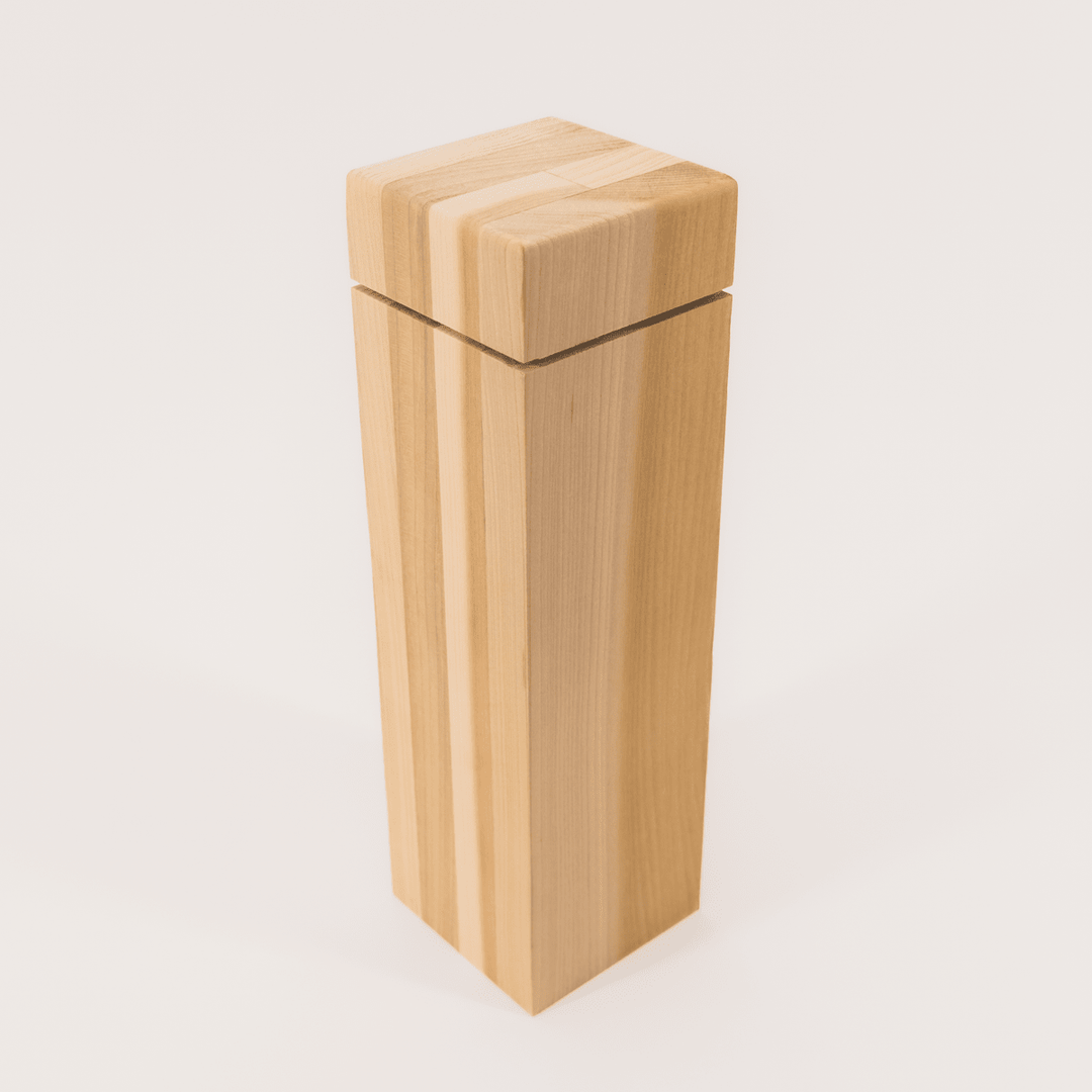 Notched Newel Wood Post | 48" x 3.5" | 350N - All Things Stairs