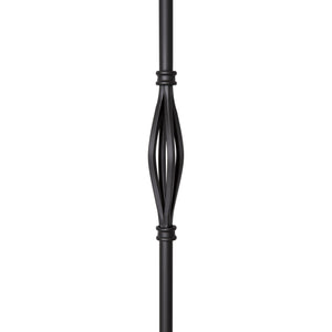 2GR18 - Iron Baluster - Round - Slimline Basket - 5/8"