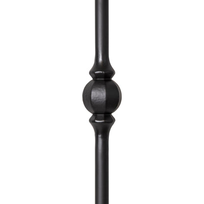 2GR23 - Iron Baluster - Round - Double Ball - 5/8"