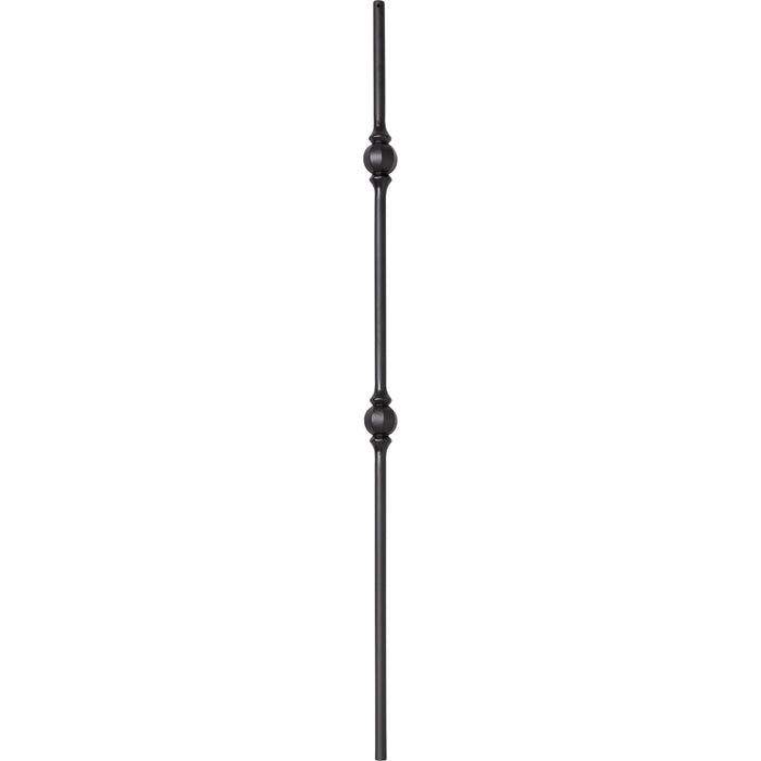 2GR23 - Iron Baluster - Round - Double Ball - 5/8"