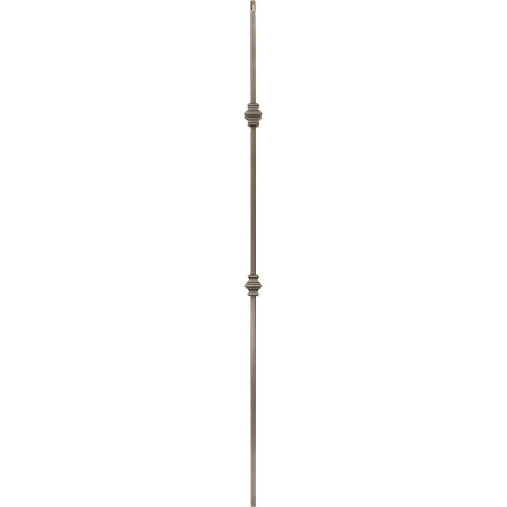 T61 - Iron Baluster - Square - Double Knuckle - 1/2"